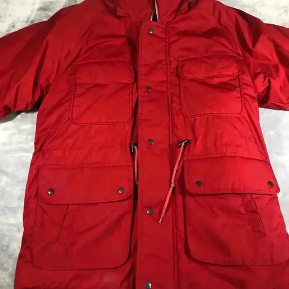 St. John bay red large barn jacket - Picture 1 of 5